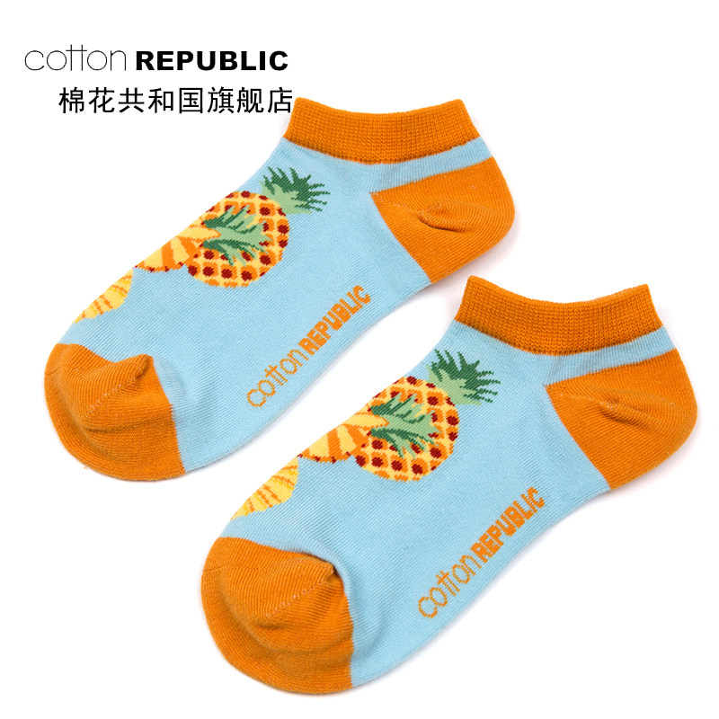 棉花共和国女士袜子女夏薄隐形袜子 棉花共和国短袜