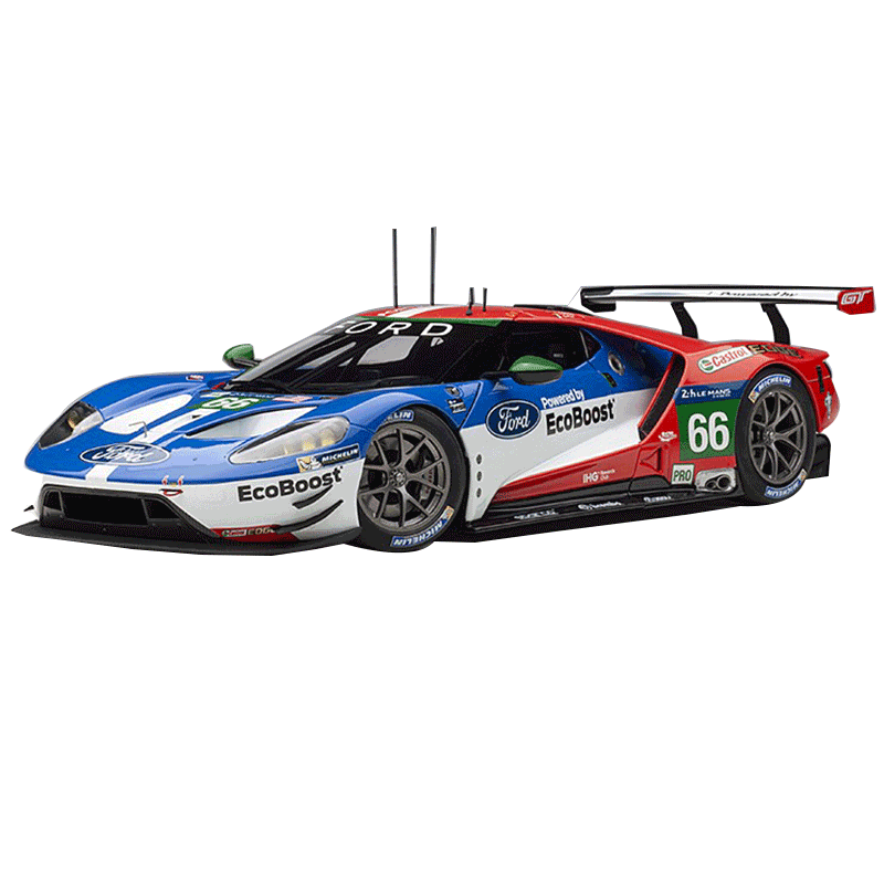 Autoart/奥拓 1:18 FORD GT LE MANS 2016 福特GT 勒芒 汽车模型 - 图3