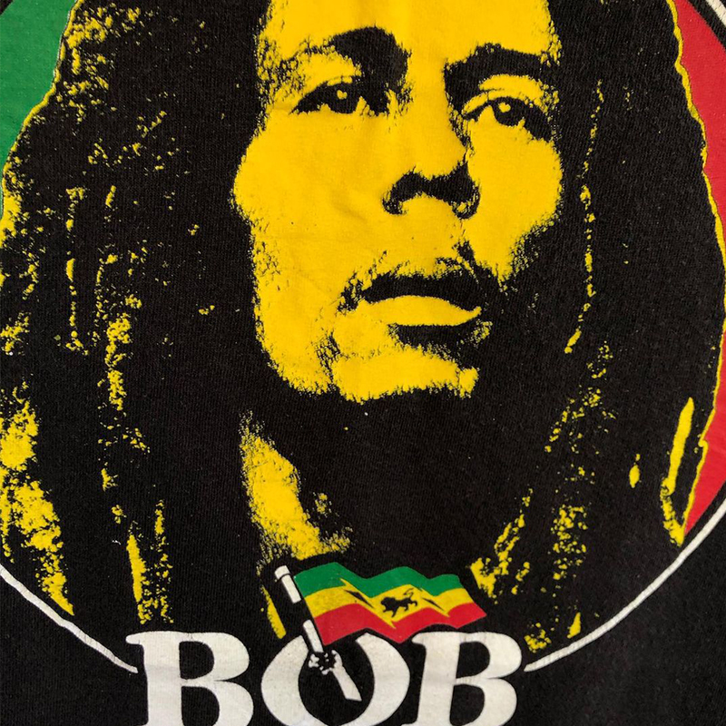 Bob Marley 鲍勃·马利短袖T恤男牙买加雷鬼教父复古FOG高街半袖 - 图0