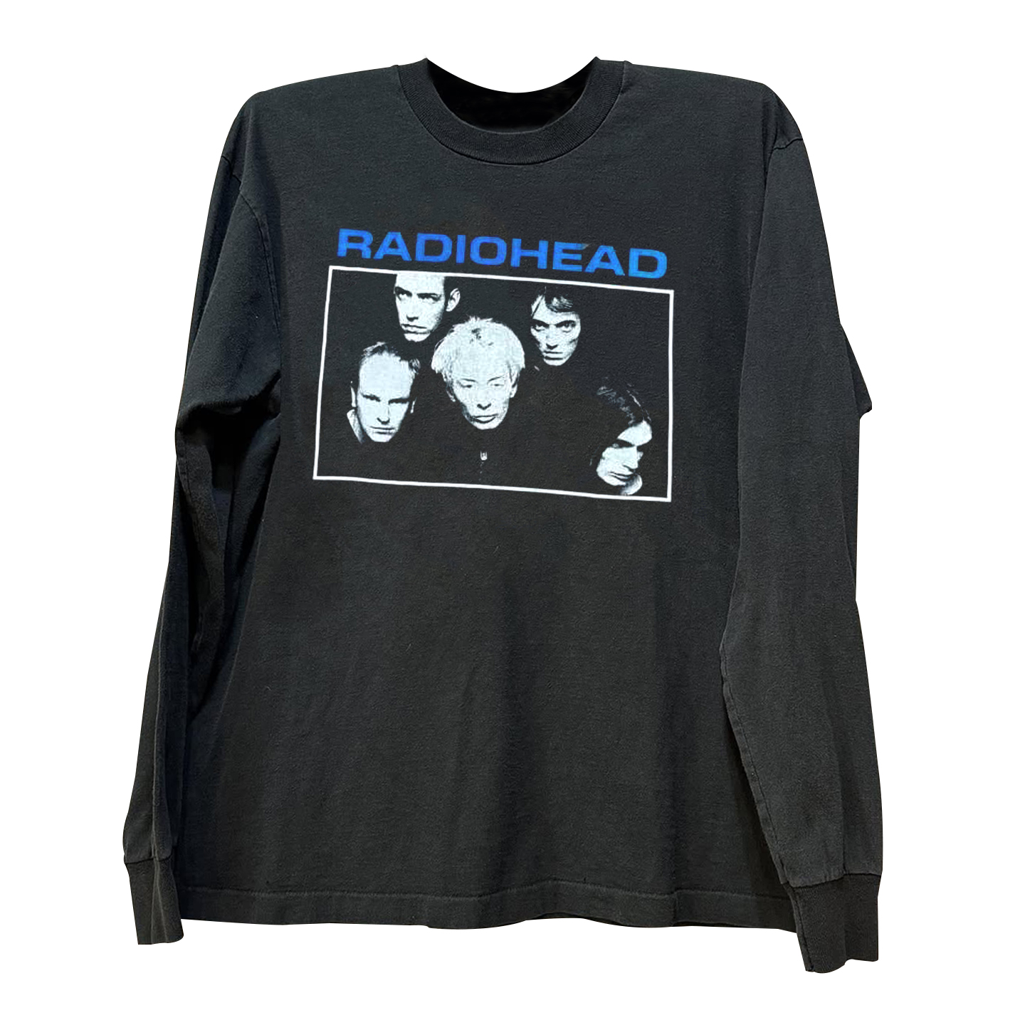 Radiohead电台司令人物印花美式潮牌长袖T恤post-punk学院风上衣 - 图3