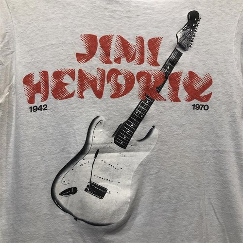Jimi Hendrix吉米·亨德里克斯人像油画风学院oldschool短袖T恤男 - 图2