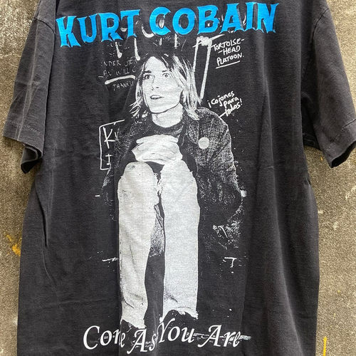 Kurt Cobain人像印花短袖T恤Cityboy西海岸质感潮牌重磅纯棉半袖 - 图2