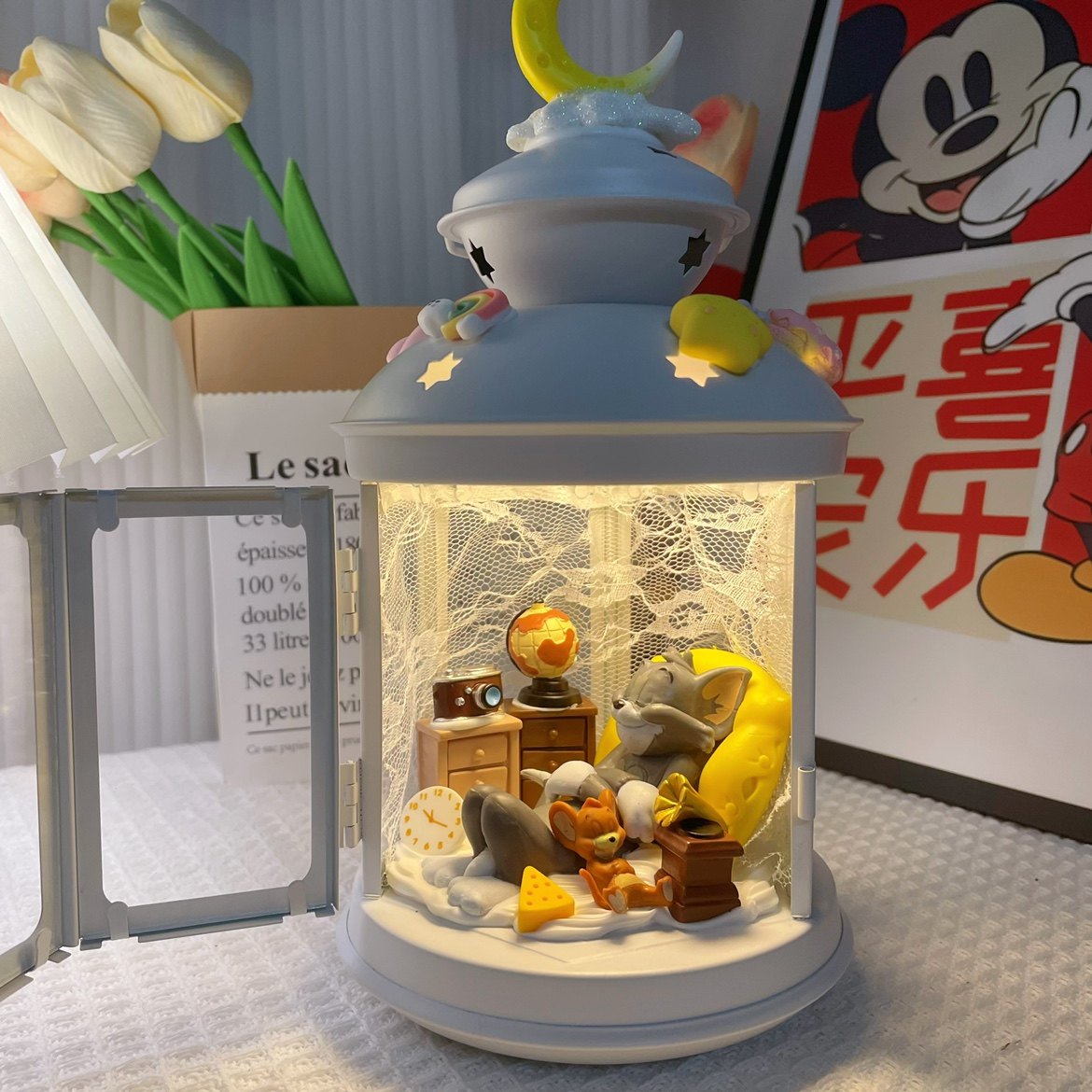 猫和老鼠小夜灯diy手办女生生日礼物纪念礼品女朋友老婆闺蜜七夕,淘宝优惠券,粉丝福利购,淘宝优惠卷