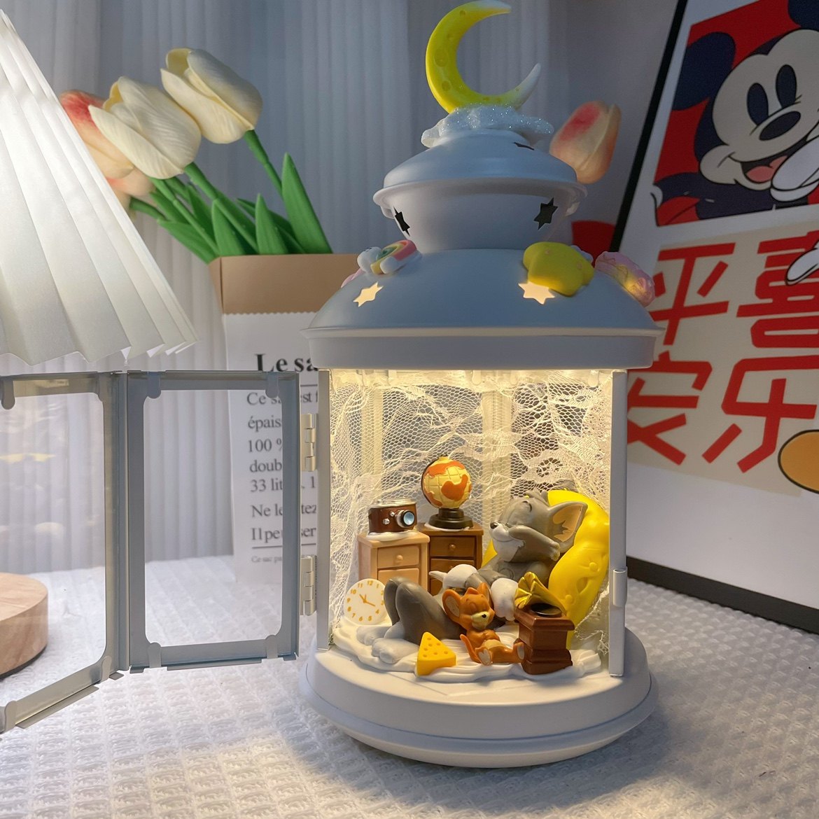 猫和老鼠小夜灯diy手办女生生日礼物纪念礼品女朋友老婆闺蜜七夕,淘宝优惠券,粉丝福利购,淘宝优惠卷