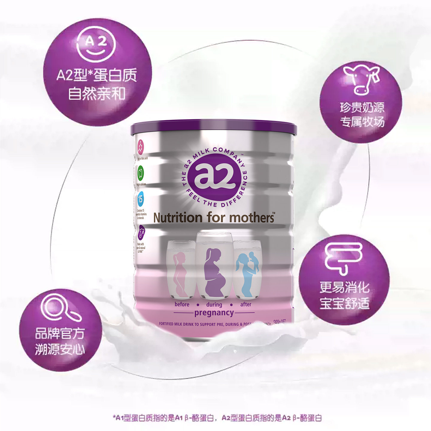 New Zealand A2 maternal milk powder