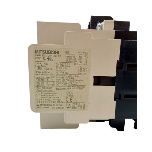 三菱 电磁交流接触器电梯专用 S-N35 AC110V 220V 380V35A - 图3