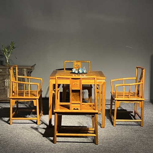 金丝楠木小叶桢楠独板家具四方桌家用中式客厅多功能边几阳台水波 - 图2