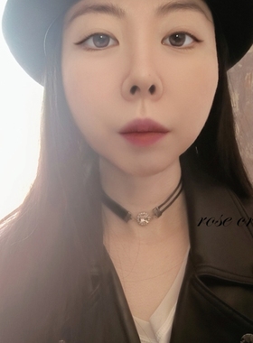 rc暗黑冷淡原创皮革双层叠戴项链