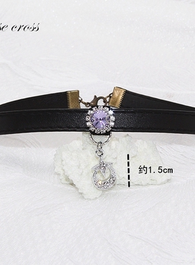 闪钻复古简约精致锁骨脖子