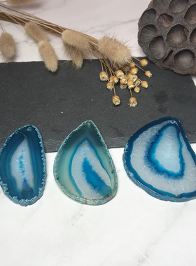 毛衣链时尚风玛瑙原石切片吊坠