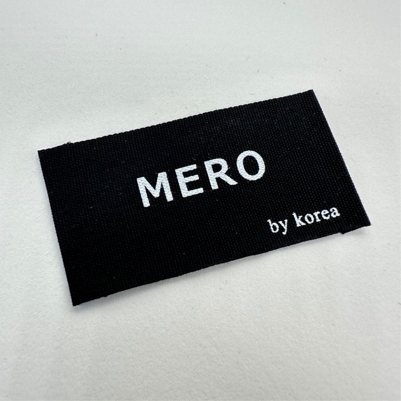 现货韩国制造东大门服装通用领标印唛商标定制布标水洗标签订做-图3