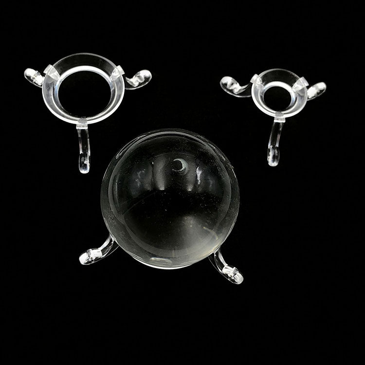 新款透明三角球座水晶玻璃球座架子底座展示架圆置放架,淘宝优惠券,粉丝福利购,淘宝优惠卷