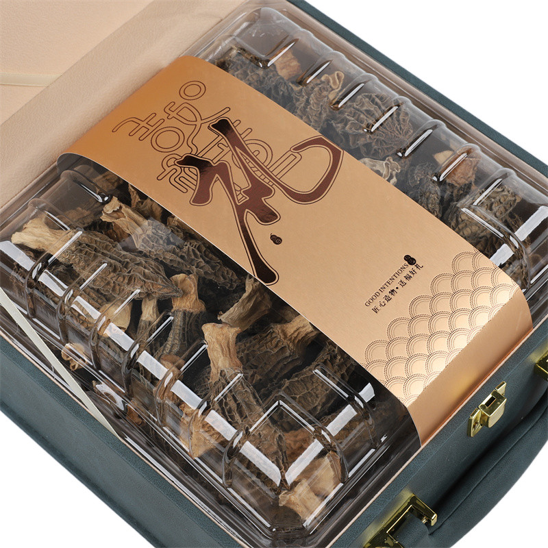 新款3D手提包羊肚菌包装盒200克250克羊肚菌干货礼盒礼品盒空盒子,淘宝优惠券,粉丝福利购,淘宝优惠卷