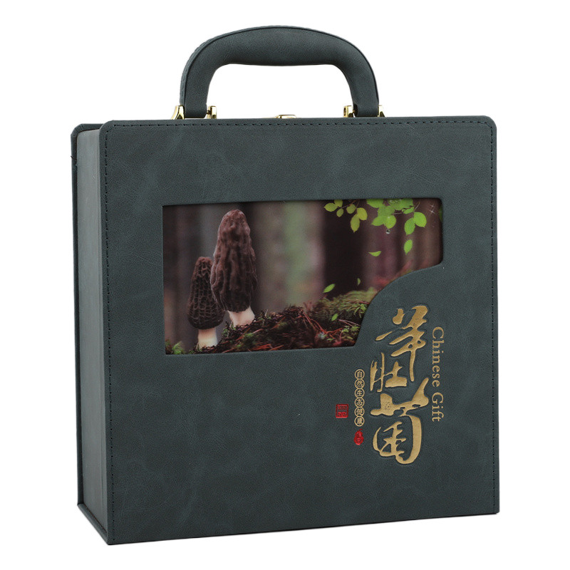 新款3D手提包羊肚菌包装盒200克250克羊肚菌干货礼盒礼品盒空盒子,淘宝优惠券,粉丝福利购,淘宝优惠卷