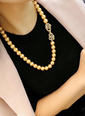 16mm天然深海大贝珠奢华精致正圆