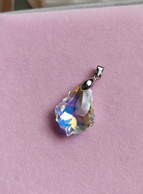 奥地利工艺水晶项链吊坠海星巴洛克枫叶陨石吊坠爱心吊坠