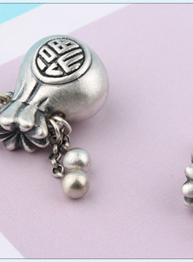 泰银福袋复古哑光流苏吊坠