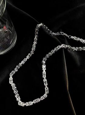 帅气男士项链潮牌百搭高级感脖子链子装饰高街痞帅强哥同款帝王链