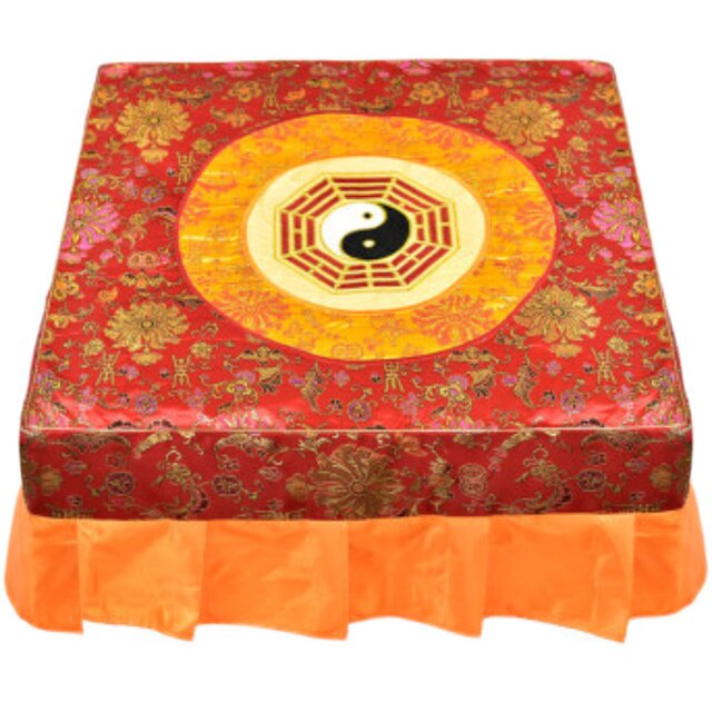 Bagua embroidery square replacement cover worship cushion cover