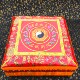 Bagua solid wood square worship mat futon kowtow kneeling mat