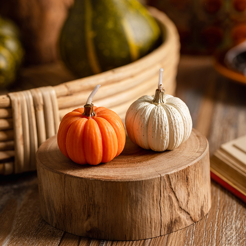 感恩节万圣节派对用品创意南瓜蜡烛酒吧餐厅咖啡厅万圣气氛装饰 - 图2