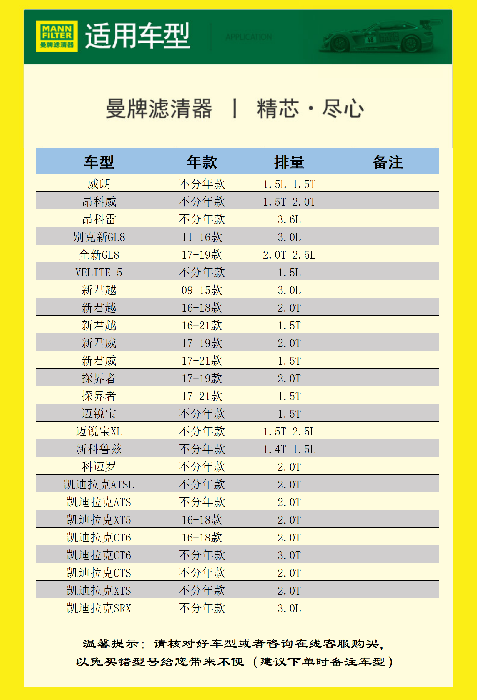 凯迪拉克ATSL威朗XT5科鲁兹XT6昂科威XTS迈锐宝/XL机油滤芯格曼牌-图2