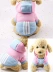 Áo len mùa thu và mùa đông màu tương phản quần áo chó hoạt hình Teddy trang phục hơn gấu thoải mái vật nuôi mềm chó nhỏ phổ quát ấm áp - Quần áo & phụ kiện thú cưng áo phao cho chó Quần áo & phụ kiện thú cưng