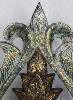 泰国东南亚风叶子形火焰工艺品