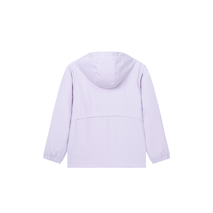 361度女式运动外套绒里加厚保暖连帽户外风衣冬季新品562542053A