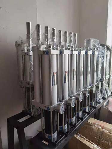 捷力水平安装气液增压缸MPTAPT-1T3T5T10T15T20T气动压力缸 - 图3