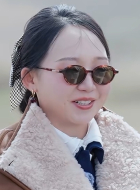 五十公里桃花坞5李嘉琦同款墨镜
