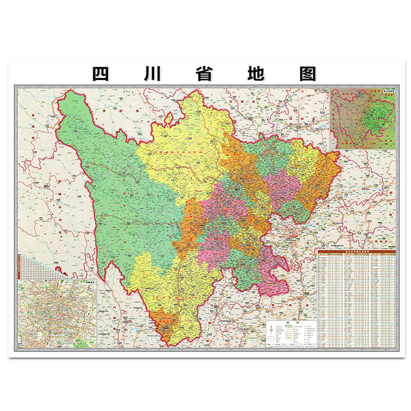 定制地图订制制作地图城区图区划图高清打印广州地图-设计链接 - 图1