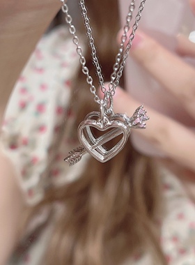然然一箭穿心项链甜美可爱礼物