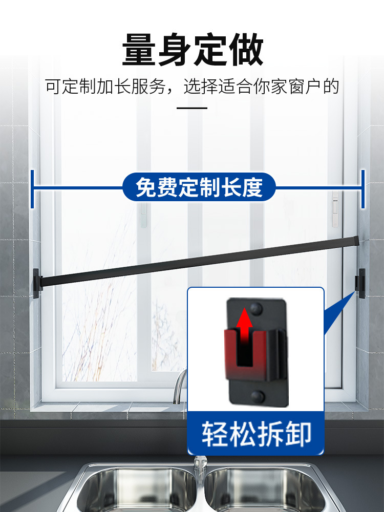 厨房置物架调料架碗碟架筷子笼果蔬蓝锅盖架刀架不锈钢壁挂免打孔 - 图1