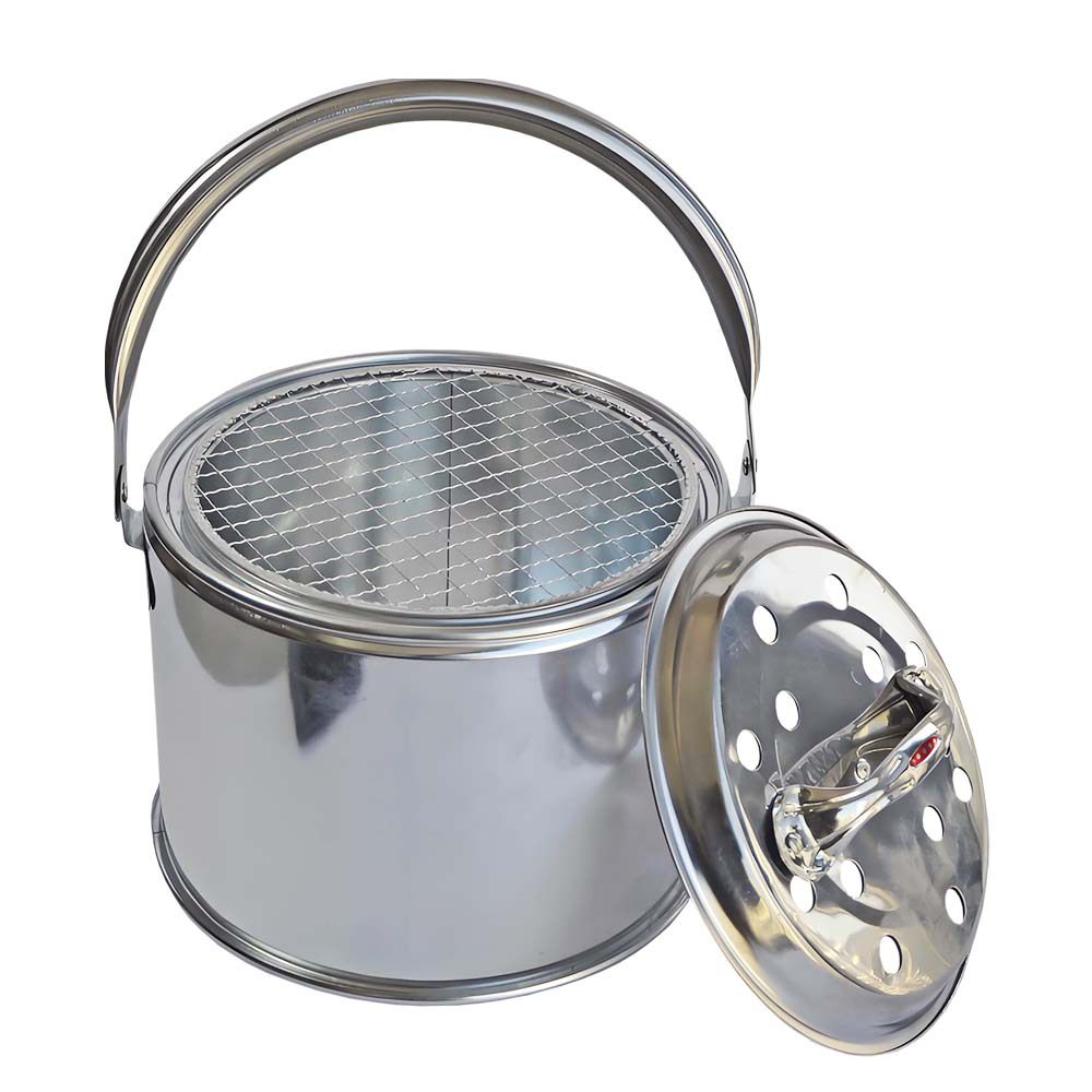 不锈钢木炭烤火炉取暖炉手提烤火盆烧烤炉架农村老式火盆户外家用,淘宝优惠券,粉丝福利购,淘宝优惠卷