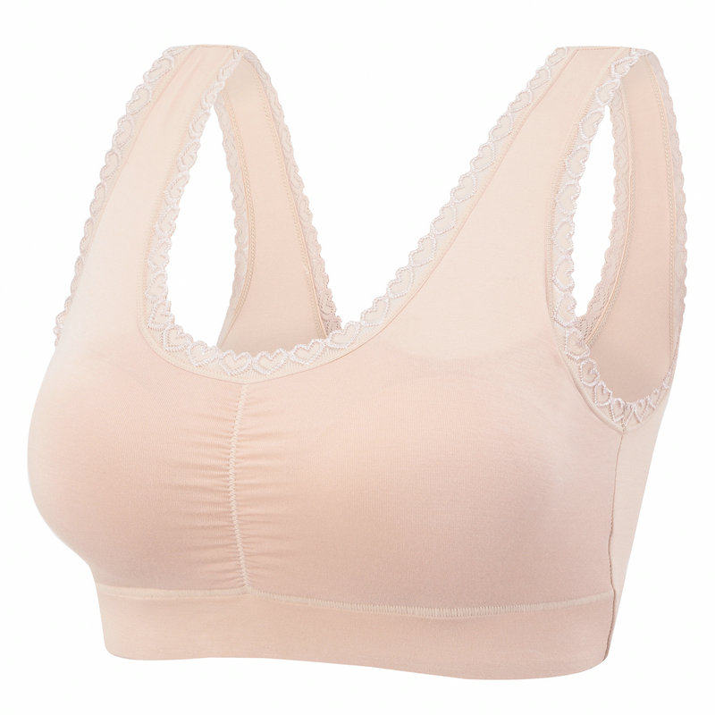 中老年文胸无钢圈大码全罩杯加肥加大睡眠胸罩莫代尔背心妈妈内衣,淘宝优惠券,粉丝福利购,淘宝优惠卷