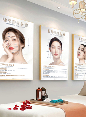 医学美容轻奢整形装饰画