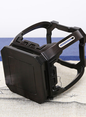 金匠大作红木摆件石头花瓶工艺品香炉摆件底座实木质茶壶花盆小花