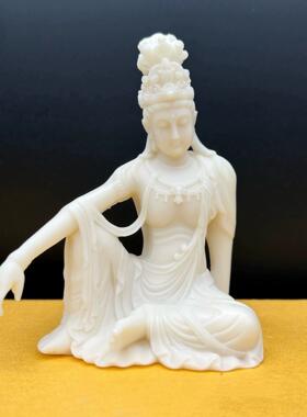 金匠大作果自在摆件鱼缸造景车载菩萨摆件博古架禅意观世音工艺品