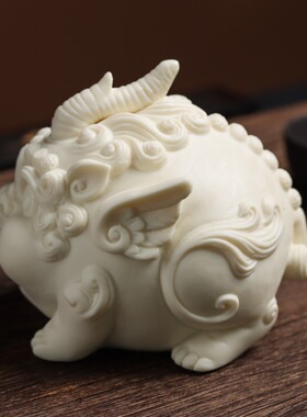 金匠大作刻胖嘟嘟貔貅客厅玄关家居中式摆件办公书房乔迁开业礼品