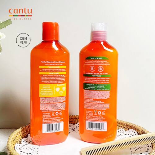 【CGM深层清洁】Cantu生乳油洗发水护发素无硫酸盐保湿防毛躁补水 - 图2