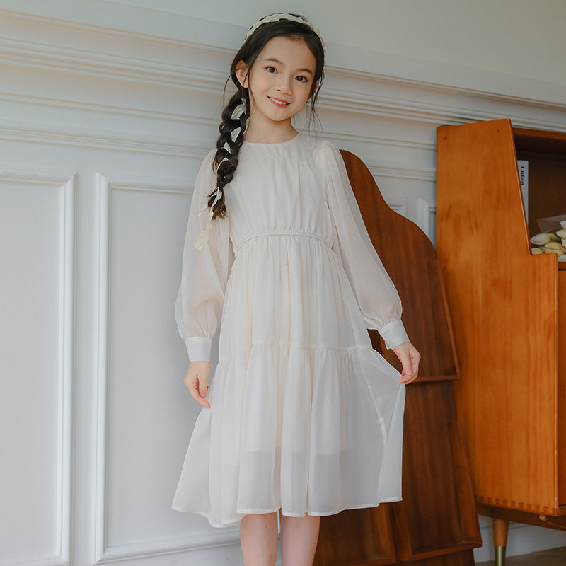 女童连衣裙春季2025新款洋气中大童亲子装长袖裙子儿童雪纺公主裙,淘宝优惠券,粉丝福利购,淘宝优惠卷