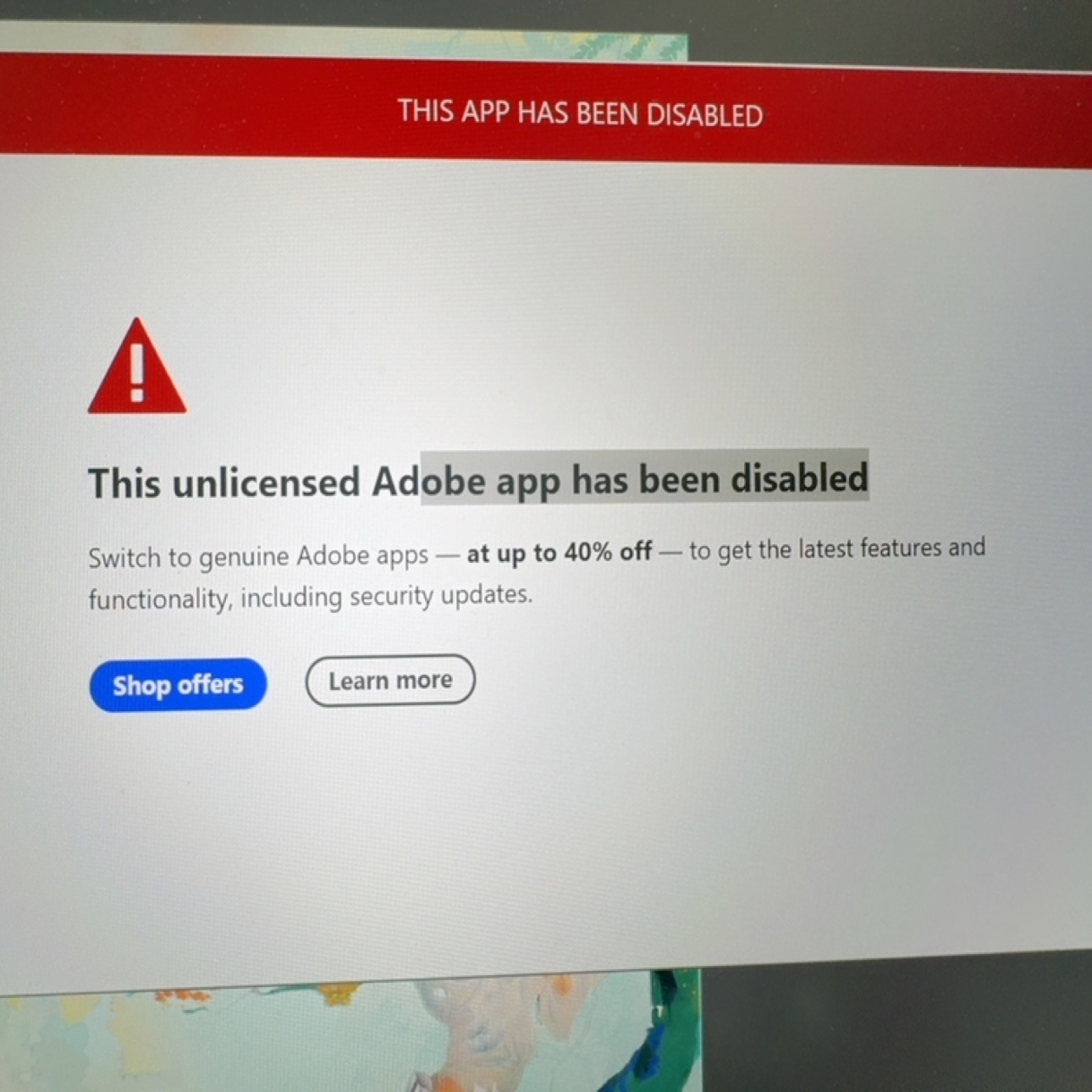 PS弹窗解决远程 AI PR PDF Adobe正版报错提示Win/Mac闪退去弹窗 - 图0