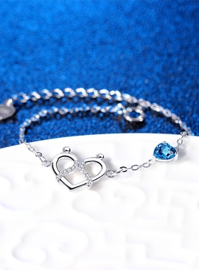 纯银十二星座天蝎摩羯水瓶双鱼狮子射手白羊金牛处女天秤座手链女