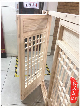 仿古门窗隔断东阳木雕