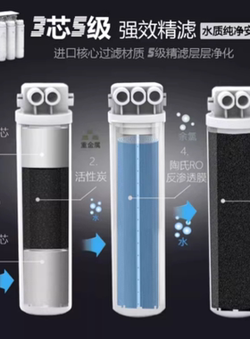 梦的滤芯适配阿瑞托净水器FYD075GD睿尚反渗透伟泉净水器配件