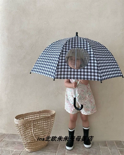 Брендовый ретро детский милый свежий мультяшный зонтик