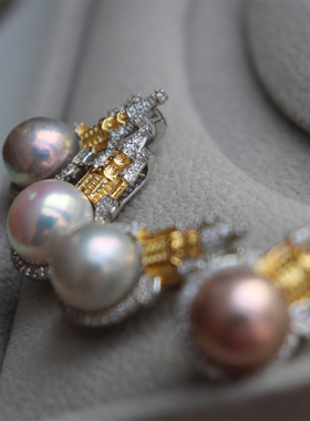 在逃公主吊坠淡水珍珠通体纯银