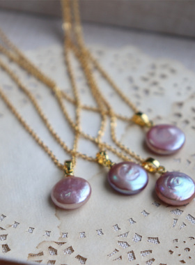 设计款天然珍珠简约吊坠