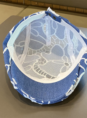 夏季新款网纱透气前进帽复古帽子